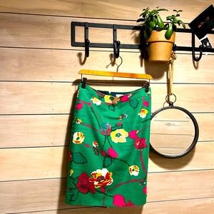 J.Crew Factory Floral Pencil Skirt